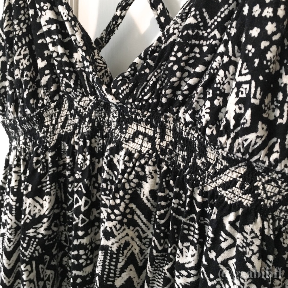 Urban Outfitters Ecoté Braided Boho Sundress Large - Picture 4 of 8